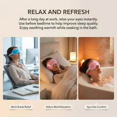 Inscool masks on bedside table evoking relaxed pre-sleep routine
