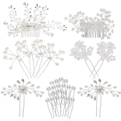 inSowni front packaging showing the 30-piece bridal hair set and clear labeling.