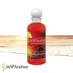 Close-up of InSPAration bottle texture and cap demonstrating easy pour control