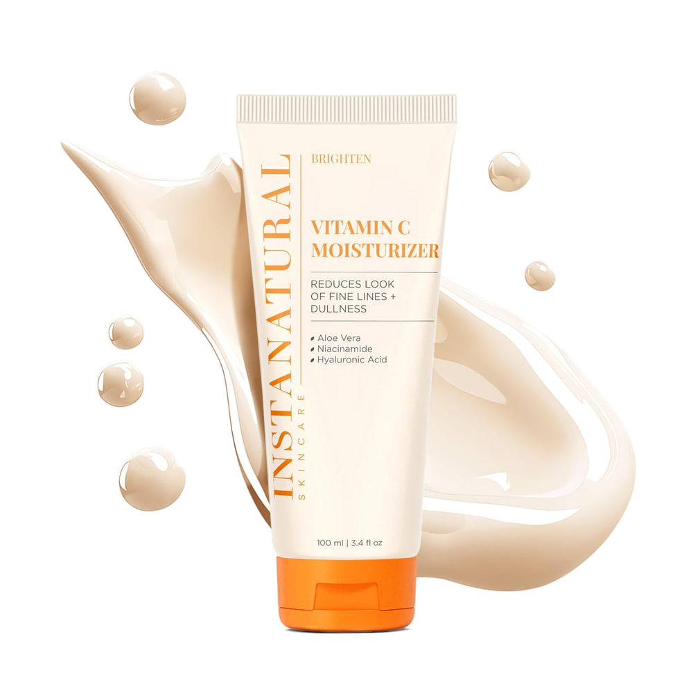 InstaNatural pump dispensing lightweight moisturizer for easy use