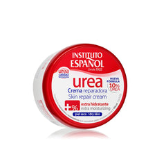 Instituto Español front packaging with 400ml label showing 10% urea benefit