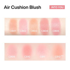 INTO YOU ingredients label closeup showing water-based formula for comfortable wear benefit