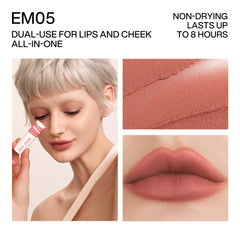 INTO YOU lipstick worn by model for natural nude look benefit