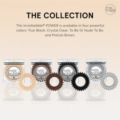 invisibobble product label close-up listing extra-strong and traceless features