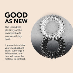 invisibobble open pack laid out displaying all eight coils and color variety