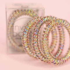 invisibobble Vanity Fairy securing a ponytail for strong hold without creases