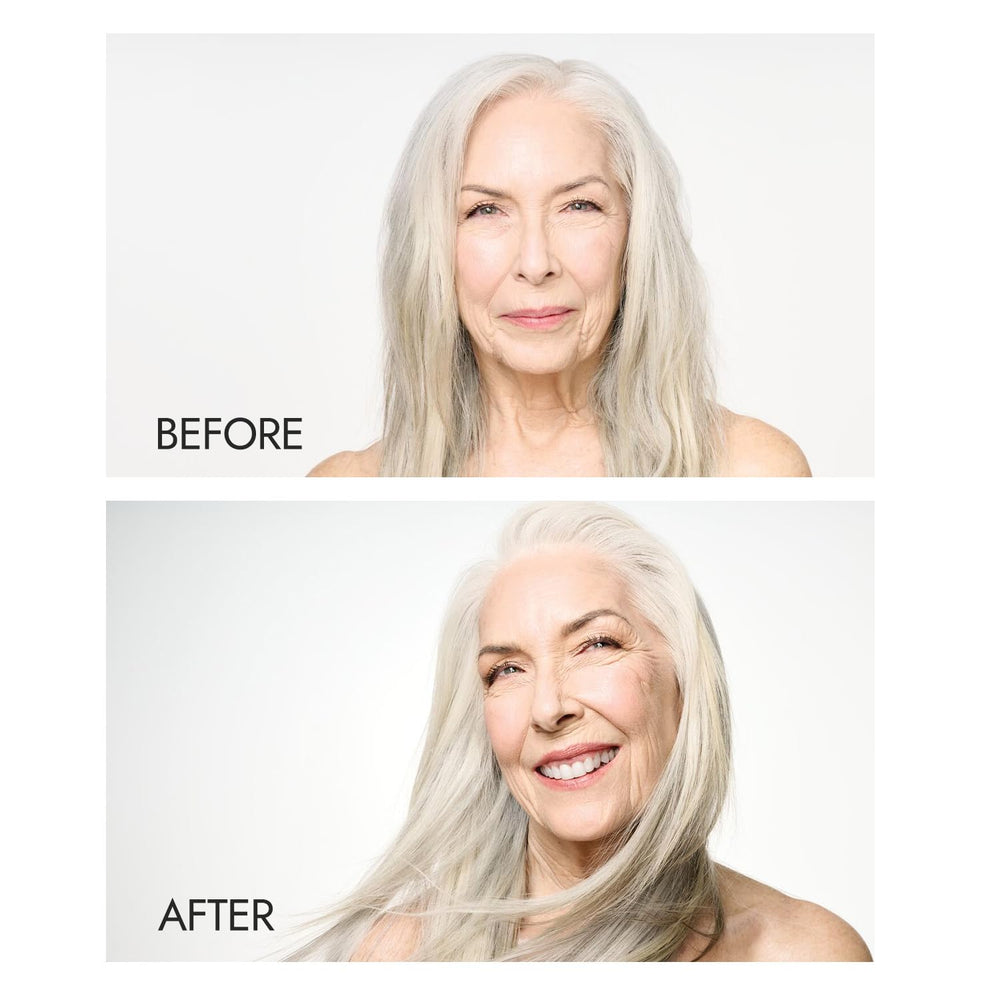 ion Silk Drops applied to damp hair illustrating smoothness before blow-dry