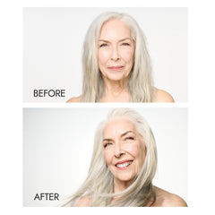 ion Silk Drops applied to damp hair illustrating smoothness before blow-dry