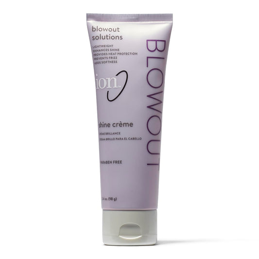 ion weightless shine creme front packaging showing tube and brand for quick identification and convenience