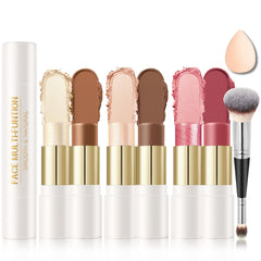 IONSGAKO front packaging showing full six-color contour kit and tools for easy travel