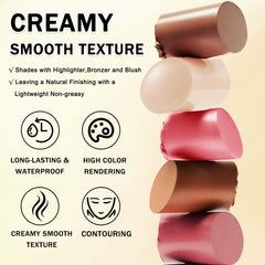 IONSGAKO kit open with mirror highlighting on-the-go touch-up convenience