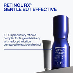 IOPE applying serum to hand demonstrating texture and spreadability