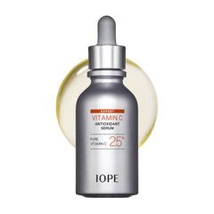 IOPE front bottle shot showing sleek packaging and radiance benefits
