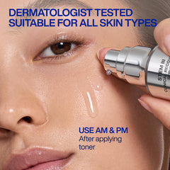 IOPE bottle with matching toner and cream showing routine pairing