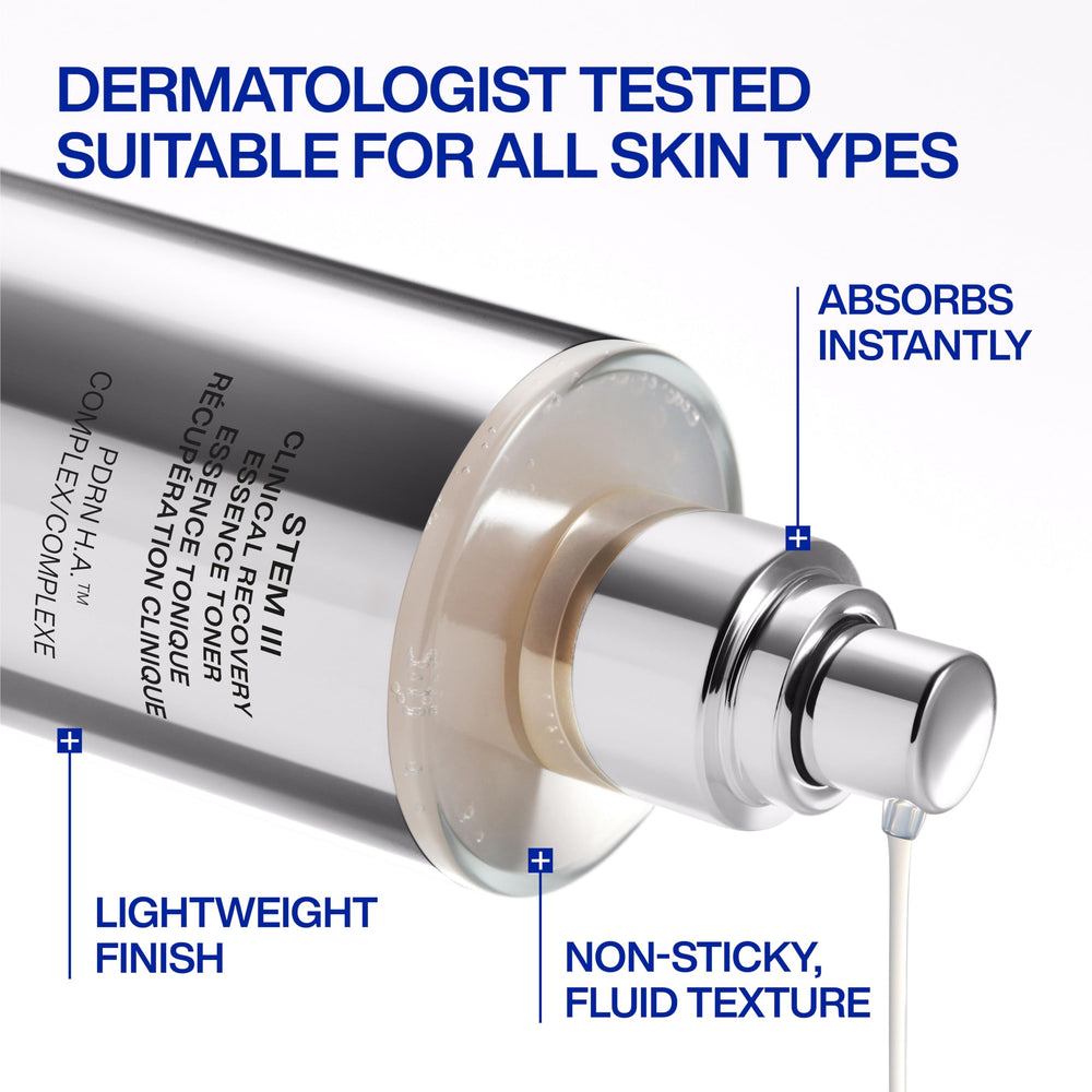 IOPE XMD Stem III applied with serum showing enhanced product absorption