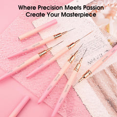 IPENCILLO brushes arranged in salon setting to illustrate professional results and versatile use
