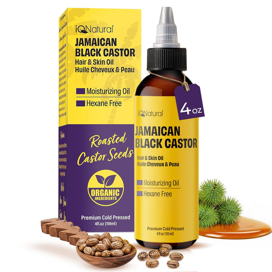 IQNATURAL front label shot showing 4oz bottle and benefits