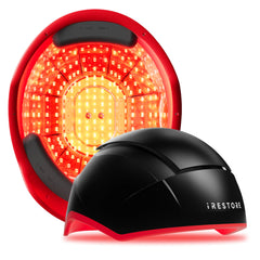 iRestore Elite front view showing full diode array and easy fit benefit