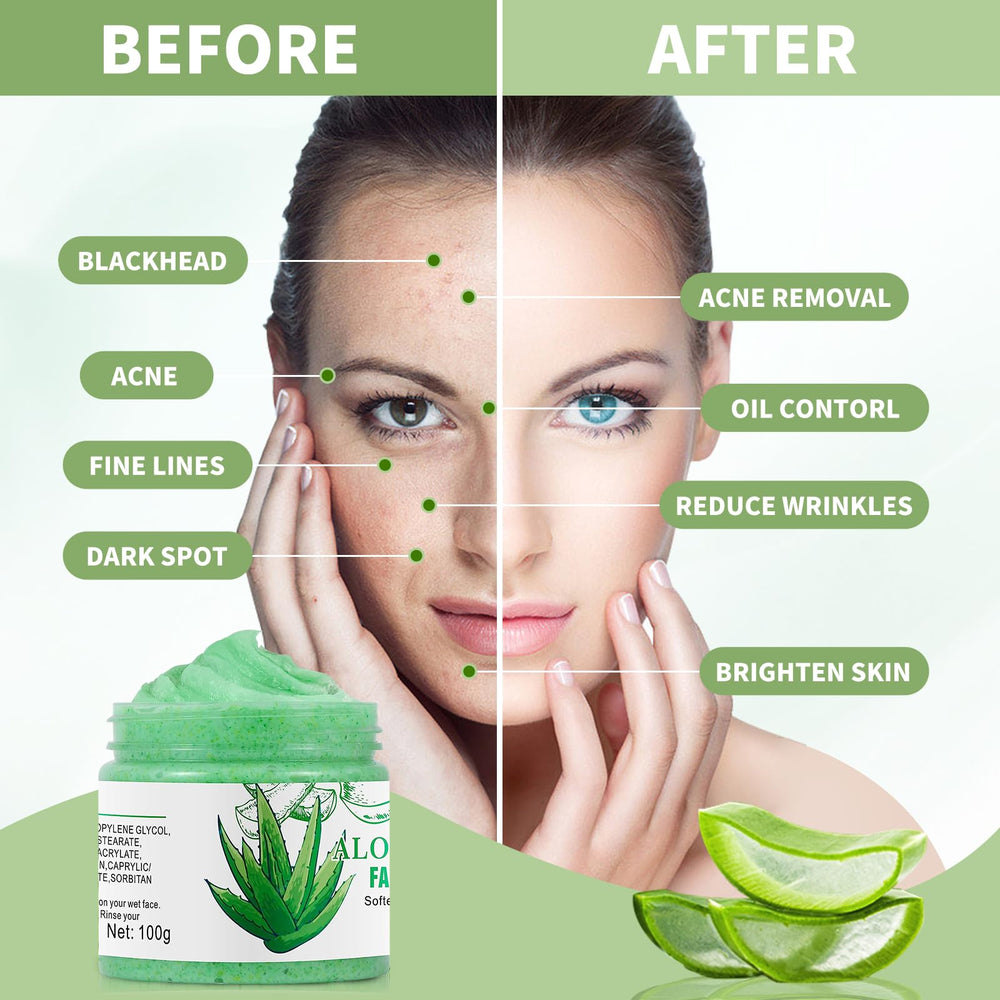 IREV close-up of gel texture with fine exfoliating particles for gentle smoothing