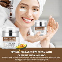 IREV fingertip applying small amount to under-eye area for gentle use