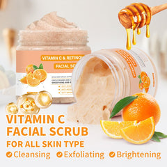 IREV vitamin C ingredient visual with orange slice highlighting brightening benefit
