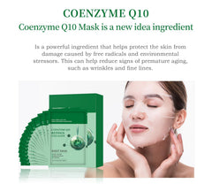 IREV model applying mask demonstrating wrinkle-smoothing benefit