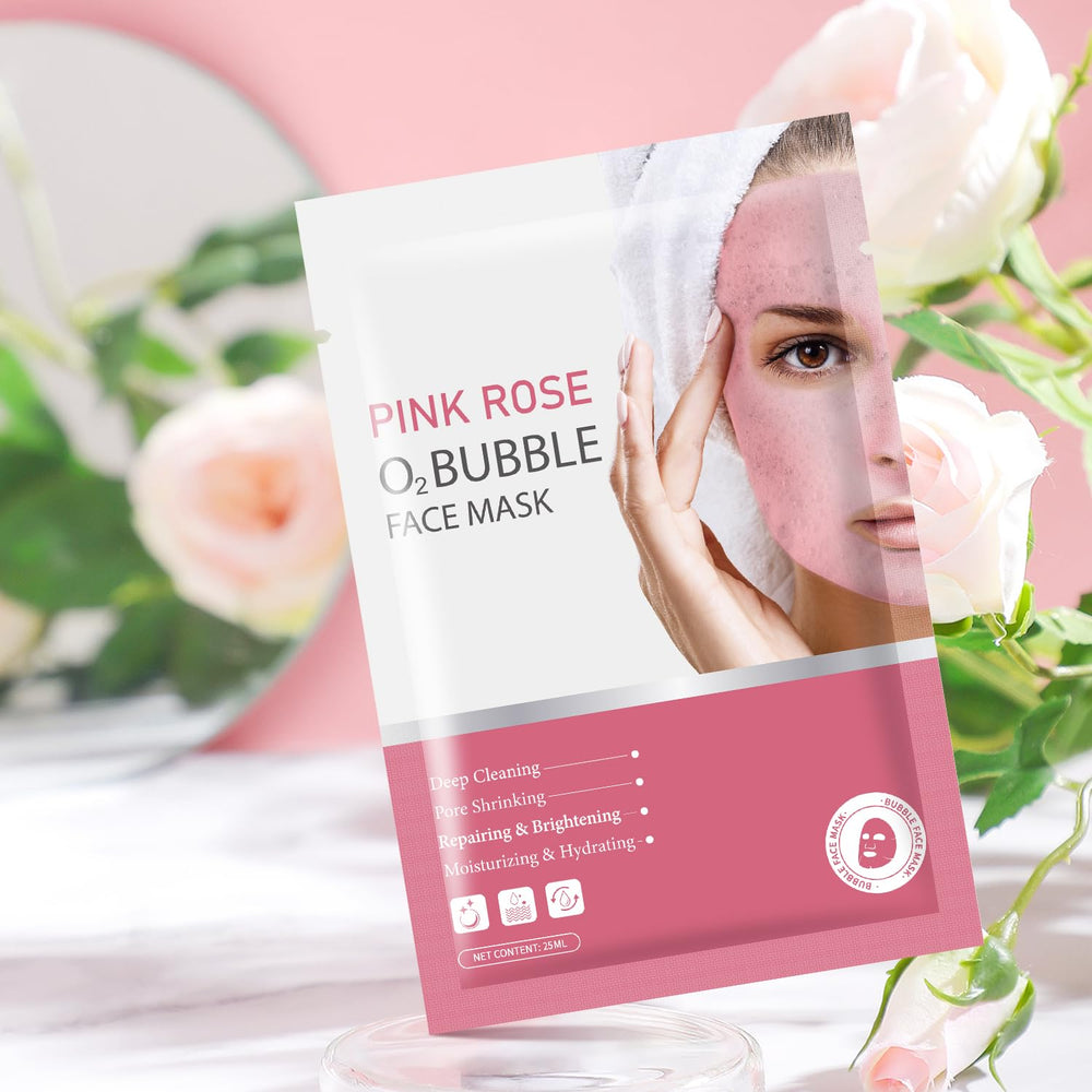 IREV mask in a spa setting suggesting relaxing, pampering skincare benefit