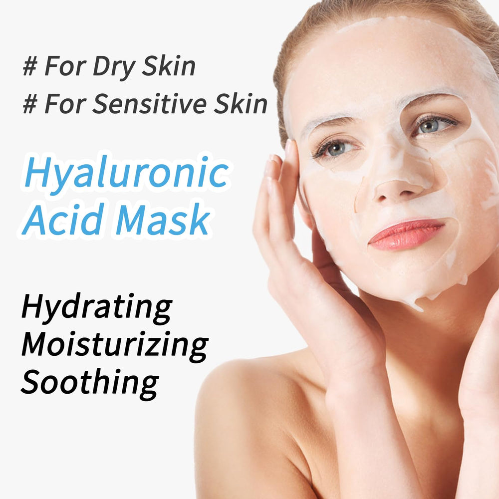 IREV single sheet mask removed from pouch demonstrating easy application