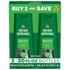 Irish Spring front label showing product name and scent benefit