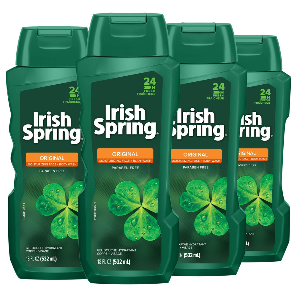 Colgate Irish Spring front packaging showing original scent and size benefit