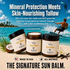 Iron Bull Tallow close-up texture displays smooth, spreadable balm