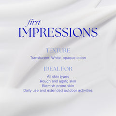 iS CLINICAL texture close-up demonstrating ultra-sheer, quick-absorbing cream