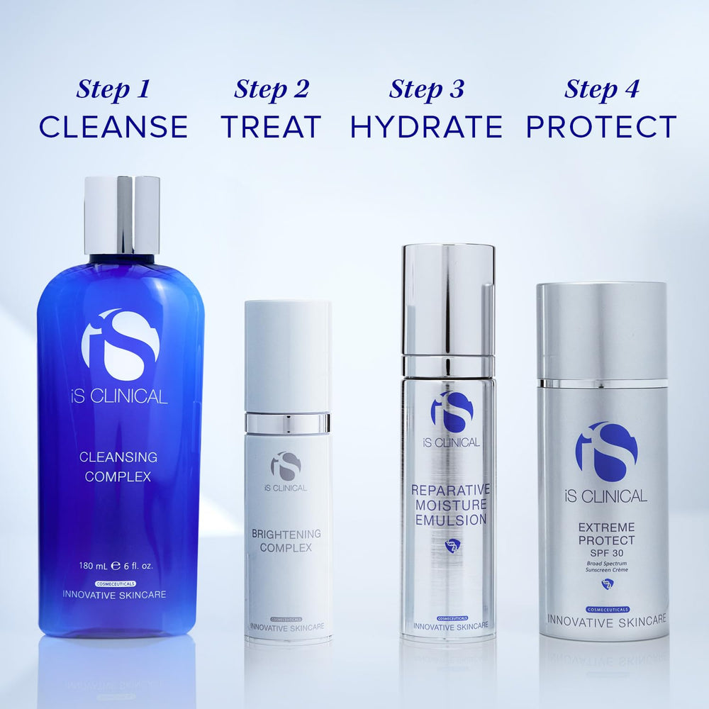 iS CLINICAL in outdoor setting demonstrating everyday sun protection benefit