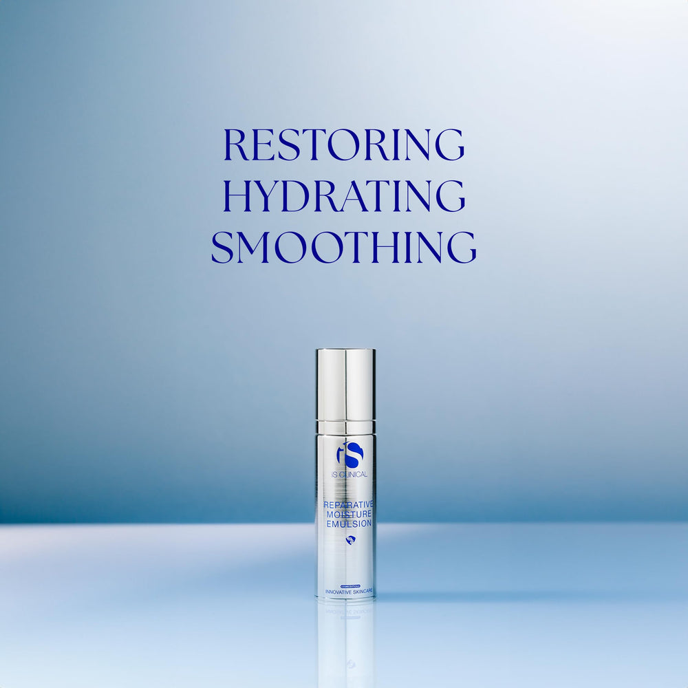 iS CLINICAL moisturizer applied on hand illustrating quick spreadability and hydration