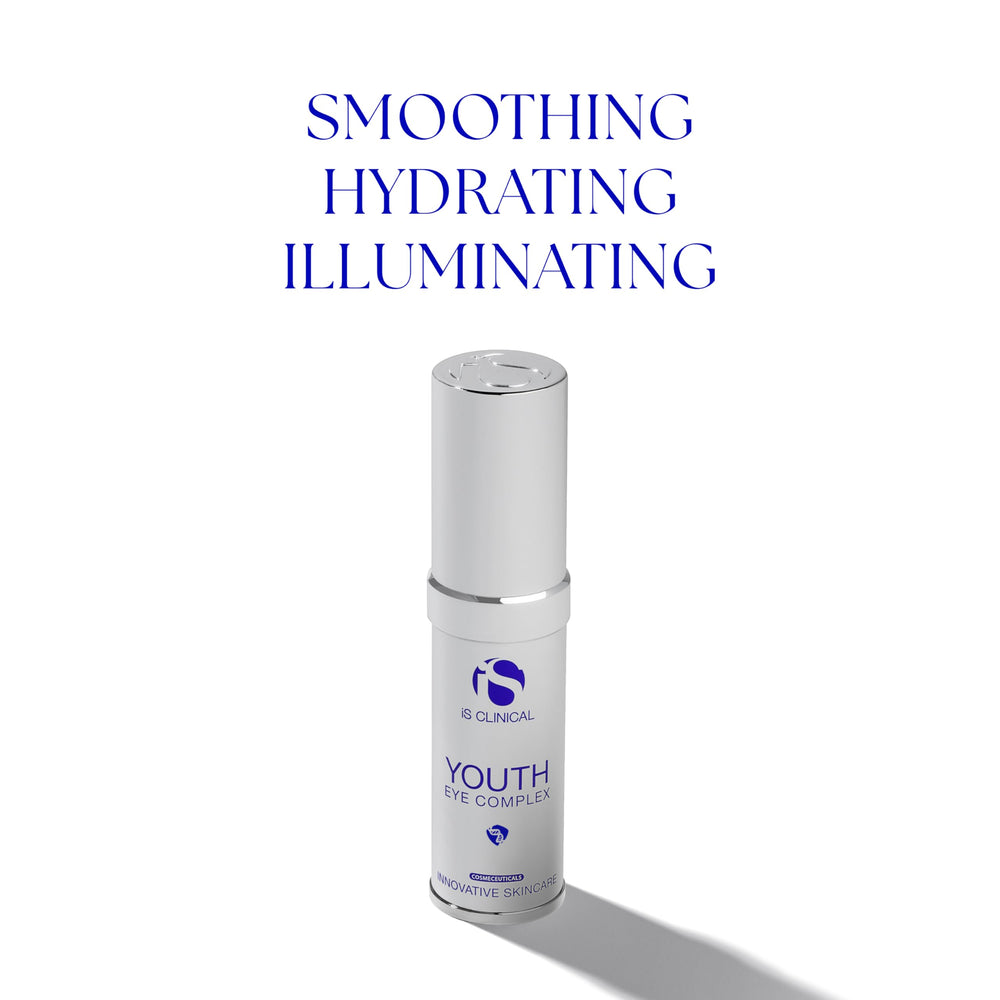 iS CLINICAL product dispensed on fingertip demonstrating precise application benefit