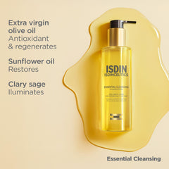 ISDIN cleanser staged in bathroom lifestyle shot for everyday cleansing routines