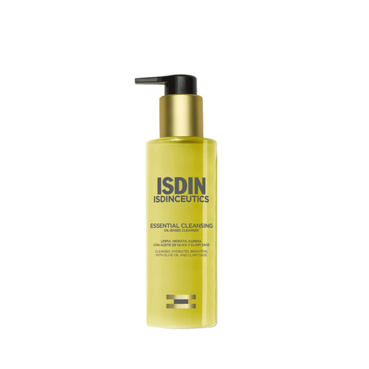 ISDIN front packaging showing bottle and label for clear product identification and trust