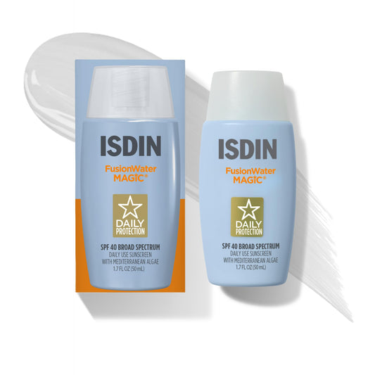 ISDIN front packaging showing SPF 40 and product benefits for daily protection