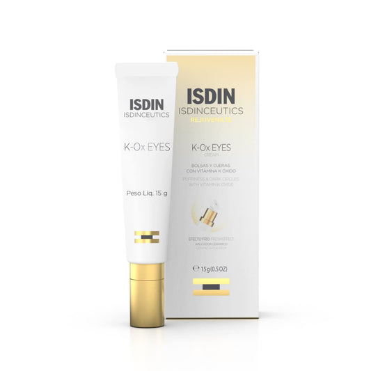 ISDIN front packaging showing compact 0.5 oz tube and benefits