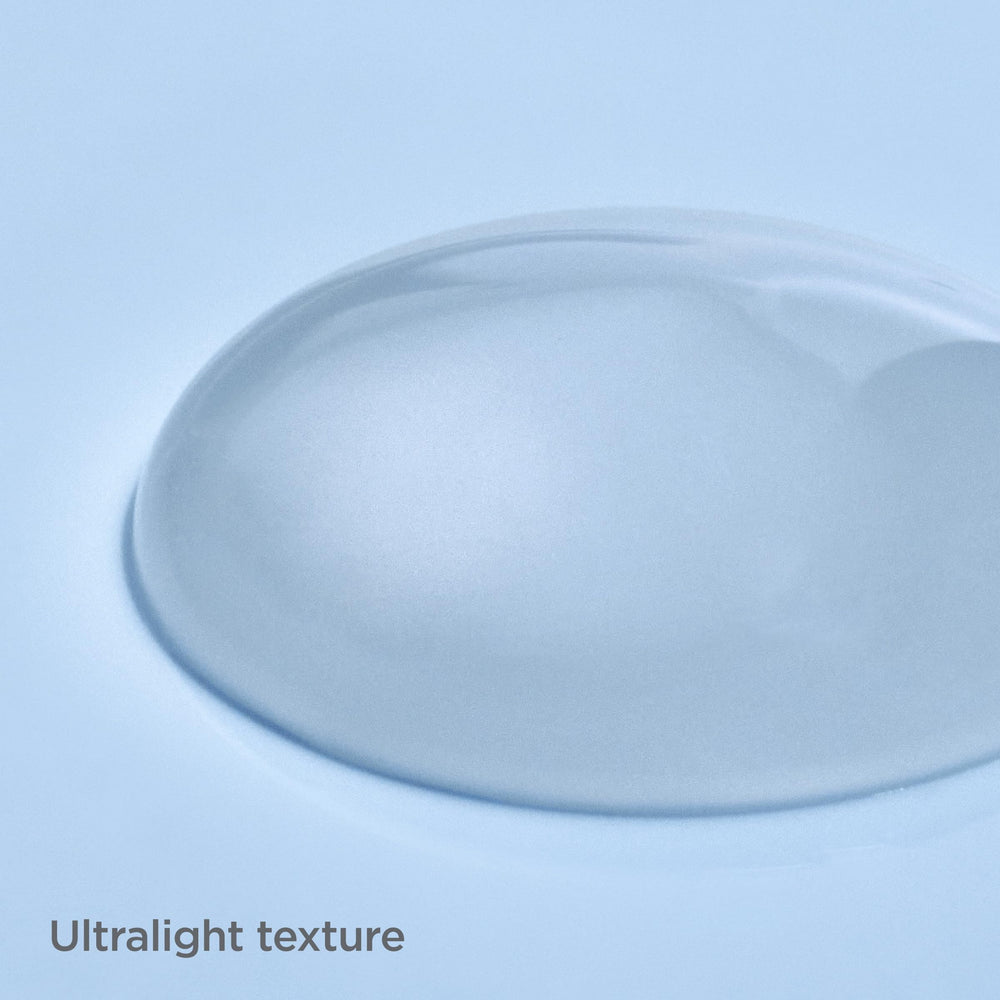 ISDIN hyaluronic concentrate gel texture close-up illustrating lightweight hydration