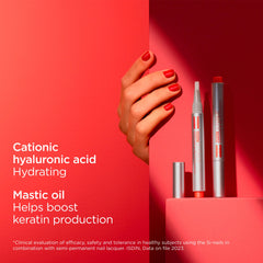ISDIN Si-Nails application brush showing precise, mess-free application