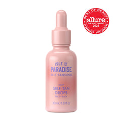 Isle of Paradise pipette dispensing drops highlighting smooth texture