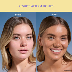 Isle of Paradise drops mixed with moisturizer demonstrating seamless color