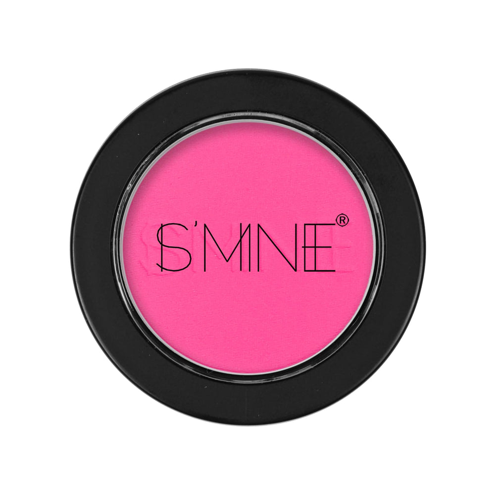 IS'MINE swatched on brush demonstrating intense color payoff benefit