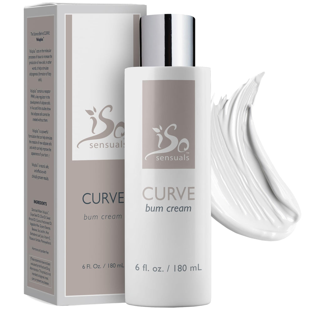 IsoSensuals CURVE front packaging showing product and label, highlights two-month supply benefit