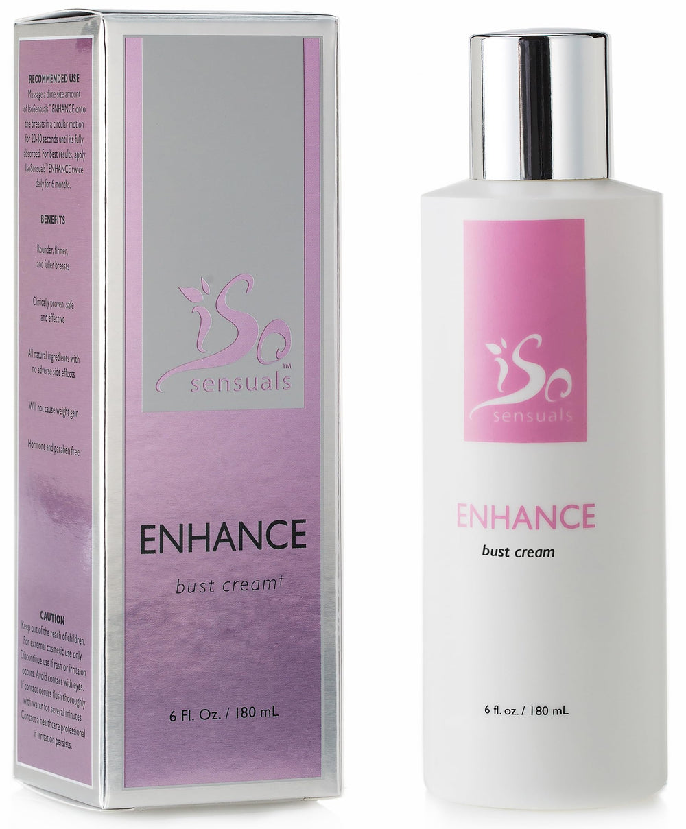 IsoSensuals ENHANCE front packaging showing product and benefit of longer supply