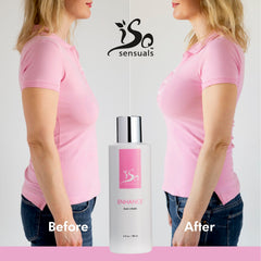 IsoSensuals ENHANCE staged lifestyle in bedroom showing natural-looking enhancement benefit