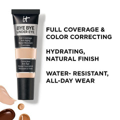 IT Cosmetics applying concealer under eye demonstrating brightening effect