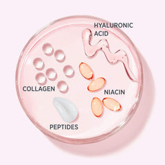 IT Cosmetics compact placed in a makeup bag styled for daily use, convenient touch-ups and travel-ready