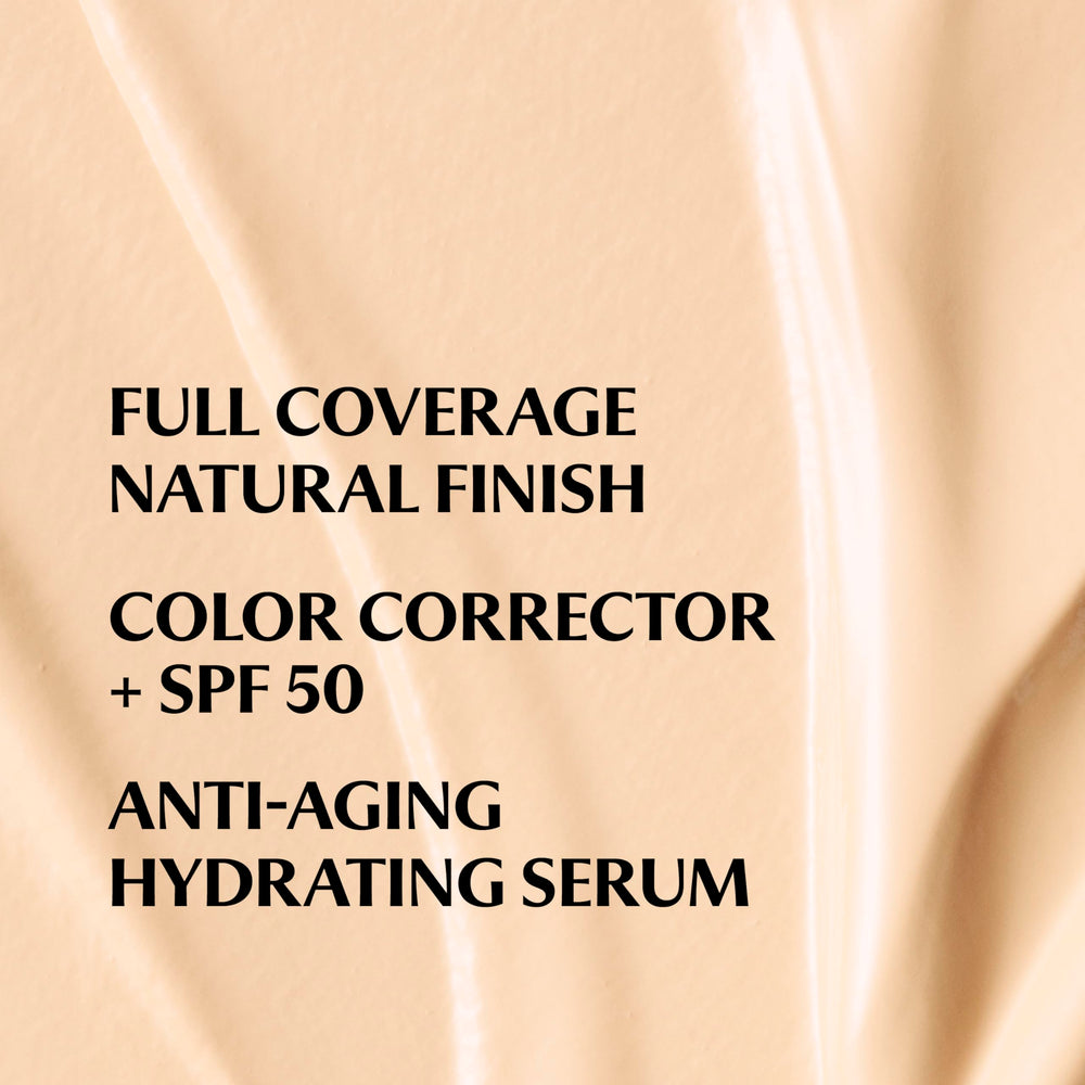 IT Cosmetics cream texture close-up showing hydrating, blendable finish